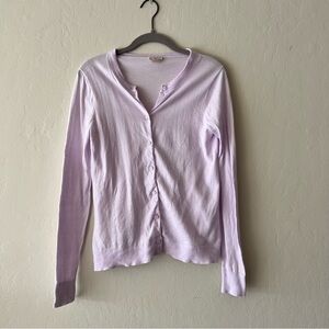 J. Crew Women’s Purple Button Down “Caryn” Cardigan